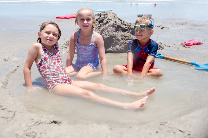 family fun at cocoa beach, children and family photography