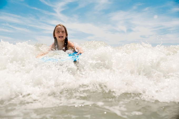 family fun at cocoa beach, children and family photography