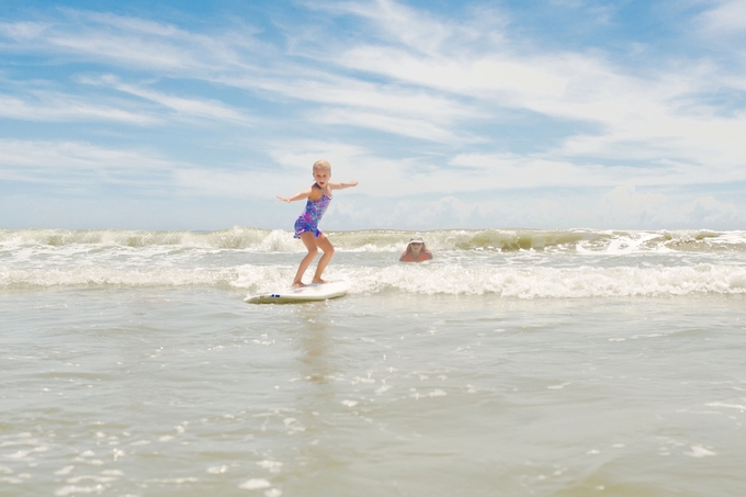 family fun at cocoa beach, children and family photography
