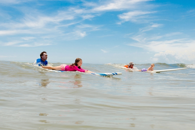 family fun at cocoa beach, children and family photography