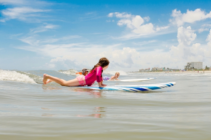 family fun at cocoa beach, children and family photography