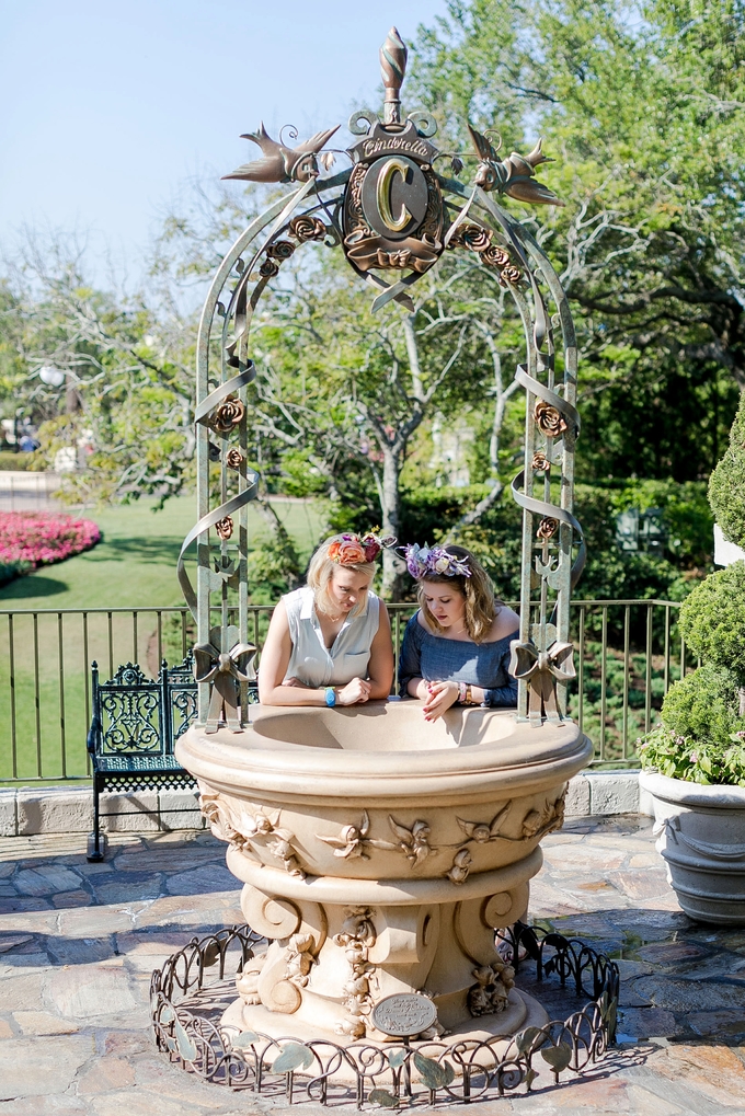 Beautiful Headshots with Floral Mickey Ears handmade by the girls of Trinket Trove Designs, Walt Disney World