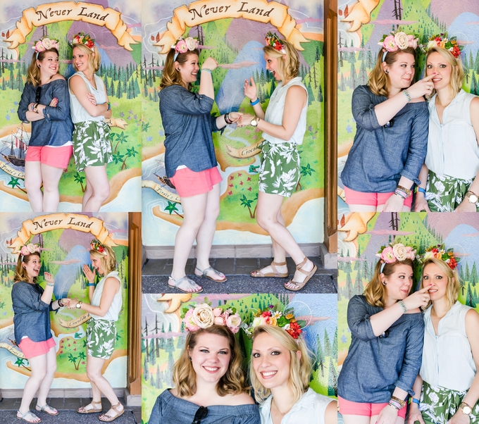 Beautiful Headshots with Floral Mickey Ears handmade by the girls of Trinket Trove Designs, Walt Disney World