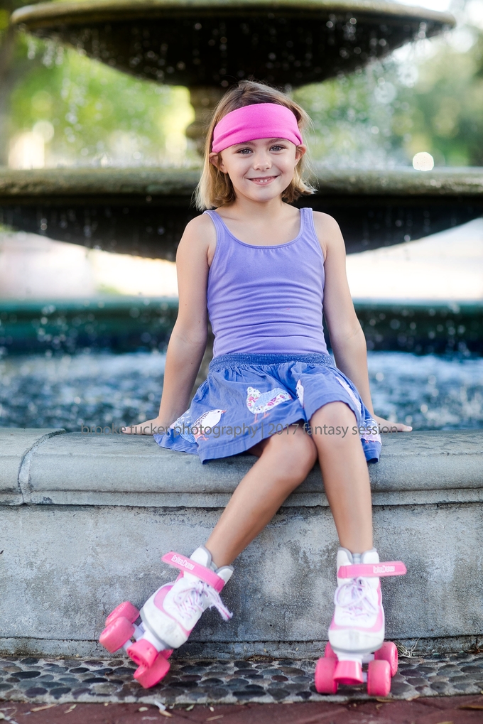 Beautiful and fun all about me roller skating session, orlando florida, brooke tucker photography