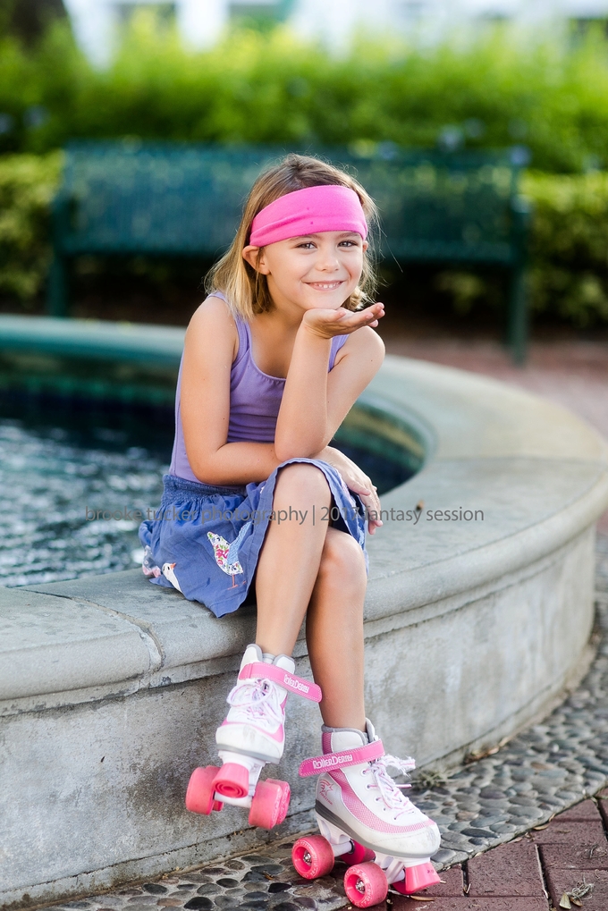 Beautiful and fun all about me roller skating session, orlando florida, brooke tucker photography