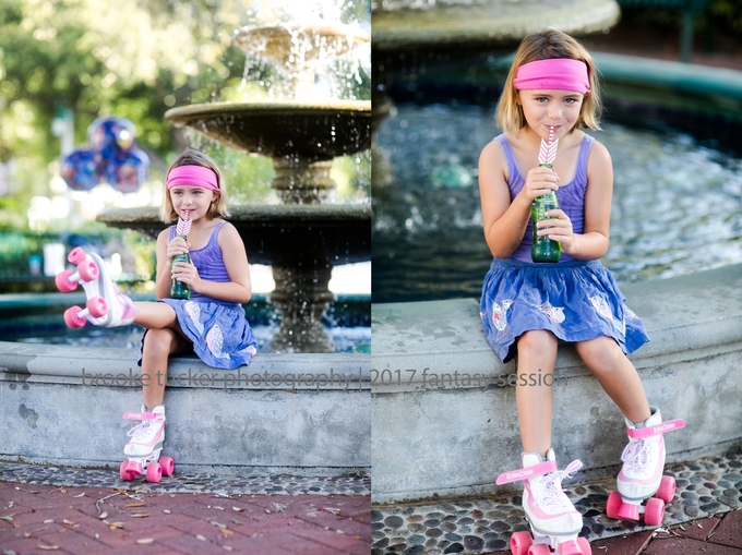 Beautiful and fun all about me roller skating session, orlando florida, brooke tucker photography