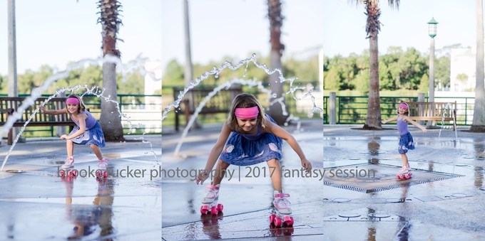 Beautiful and fun all about me roller skating session, orlando florida, brooke tucker photography