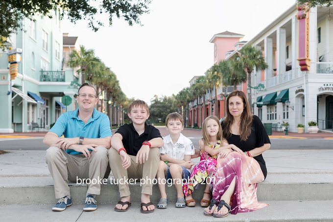 Beautiful downtown celebration family portraits, orlando family photographer brooke tucker