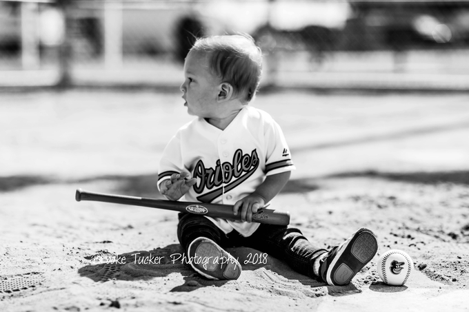 Orioles themed cake smash, brooke tucker photography, orlando florida child and family photographer