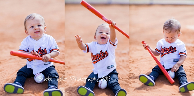 Orioles themed cake smash, brooke tucker photography, orlando florida child and family photographer